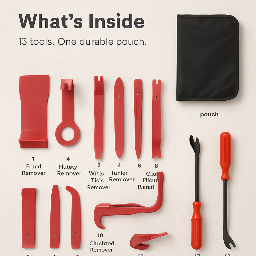 Car Door Trim Removal Tool Kit for Auto Interiors